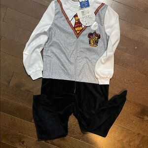 Harry Potter Kids Pajamas - Gray, White, Black